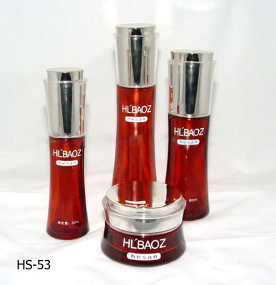 फ्लिंट फ्रॉस्टेड इमल्शन कॉस्मेटिक ग्लास की बोतल और जार 100ML 50ML 30ML