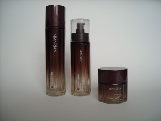 लोशन आई क्रीम के लिए OEM 120ML 35ML 50G 30G Appliqué खाली कॉस्मेटिक ग्लास की बोतलें